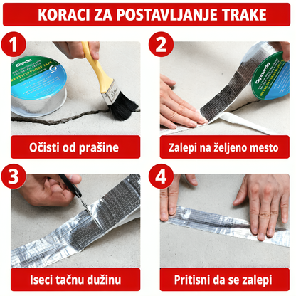FLEX Aluminijumska Traka – Lepi, Zaptiva i Štiti