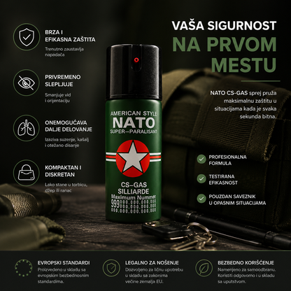 Biber Sprej Za Samoodbranu 1+1 GRATIS