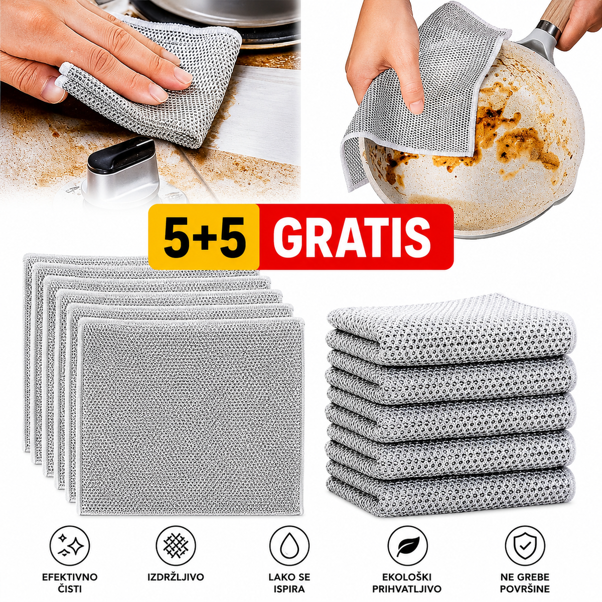 Čarobne Žičane Krpe 5+5 GRATIS
